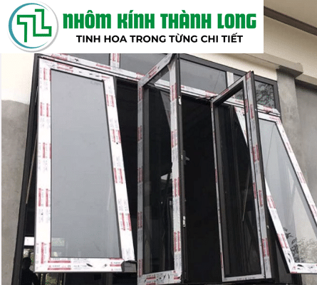 cửa sổ nhôm xingfa mở quay mở hất