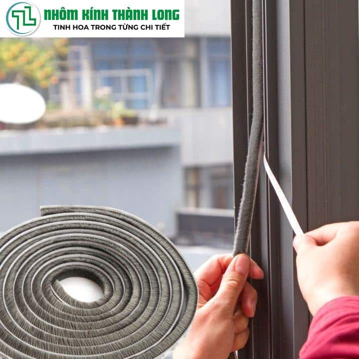 Đồng bộ gioăng lông, chốt khóa và keo dán